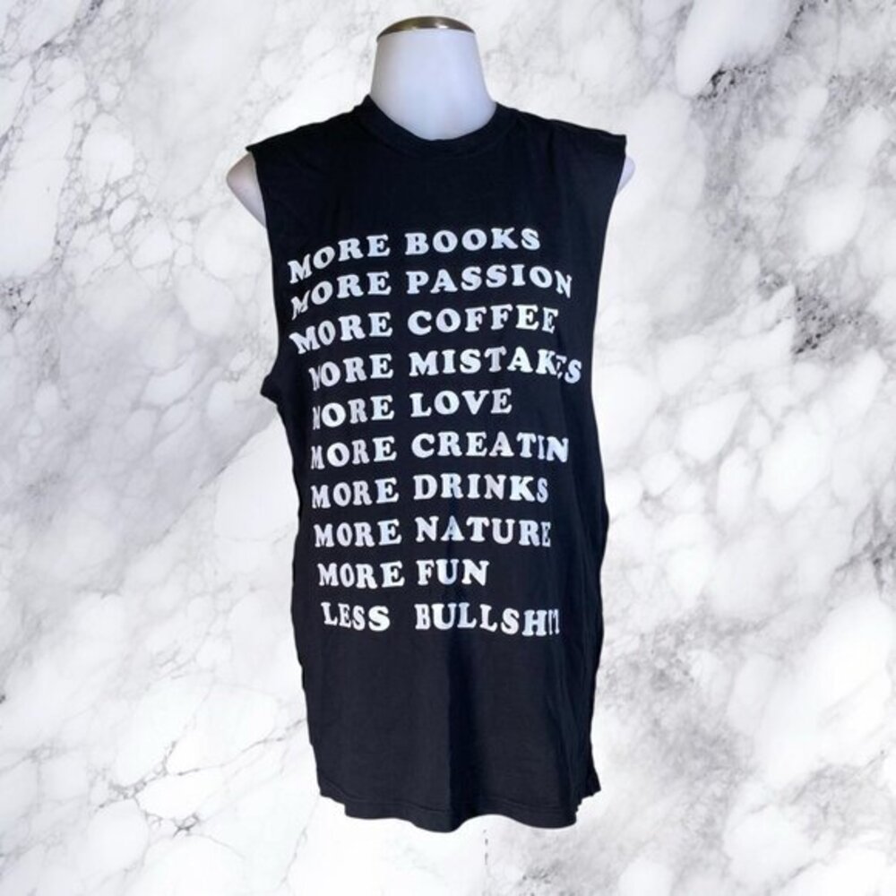 Jac Vanek Less BS Muscle Tee Tank